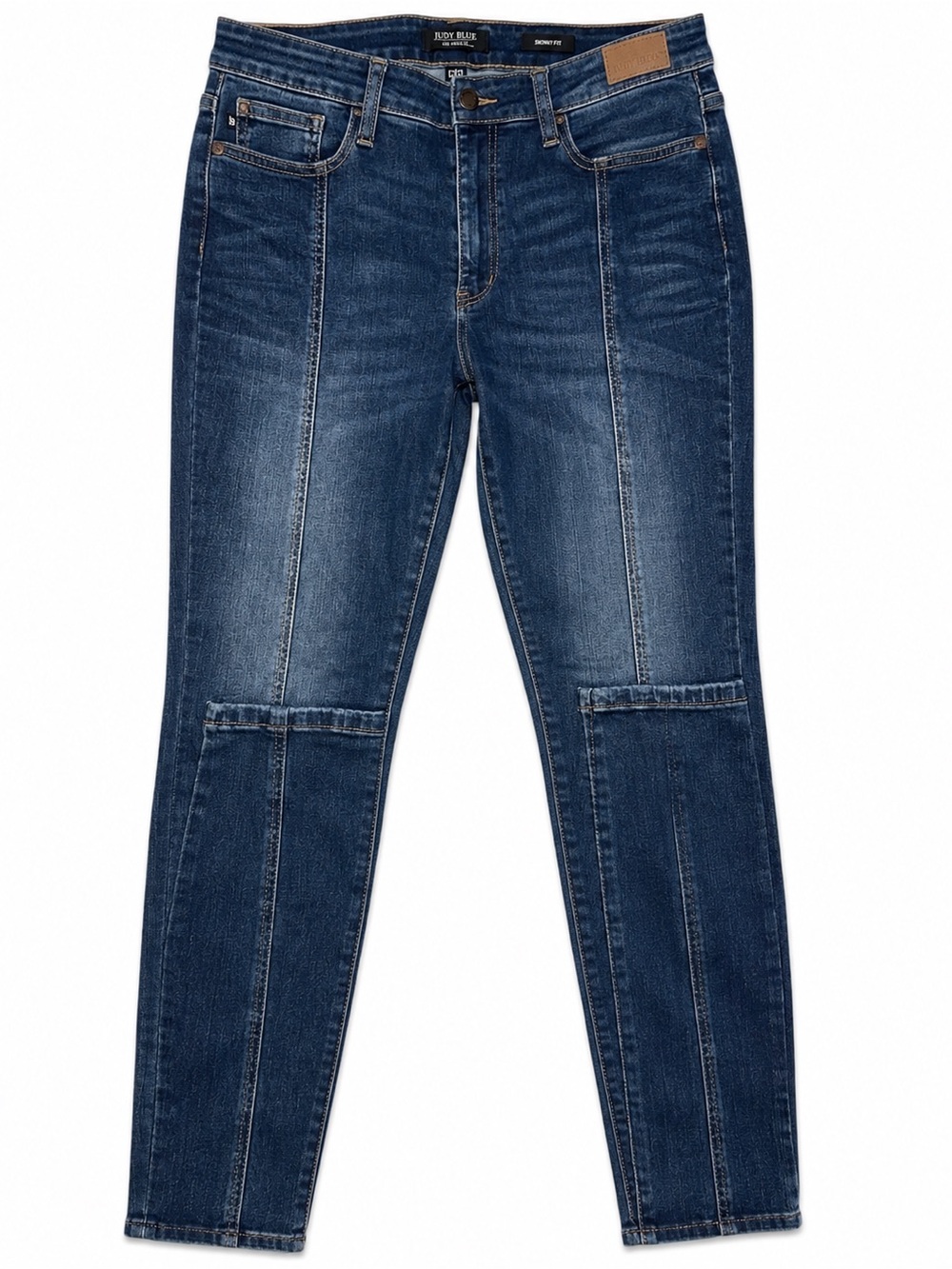 Judy Blue Women’s 13/31 Skinny Fit Dark Wash Seamed Jeans